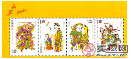 朱仙镇年画小全张是第一批列为国家文化遗产的藏品