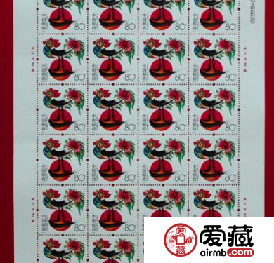 2005年邮票大版生肖鸡