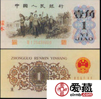 第三套人民币枣红一角市场魅力无限
