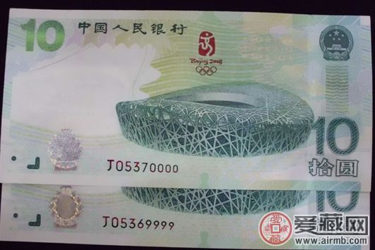 奥运钞回收的最新价格