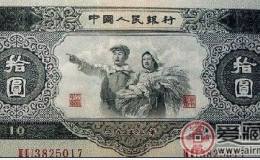 1953年十元纸币价格上涨趋势