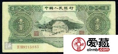 三元纸币价格回涨