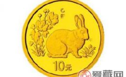 1999年1/10盎司金银币兔
