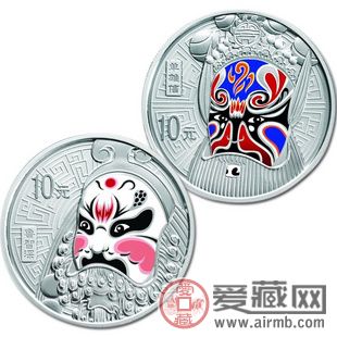 揭秘脸谱第一组金银币
