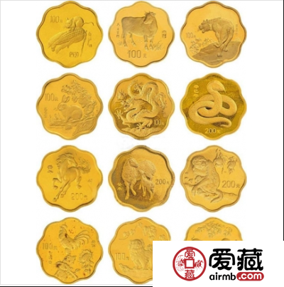 十二生肖梅花金银币一套价格