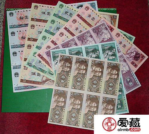 第四套大全套四连体钞行情投资分析