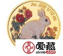 1999年兔年彩色金币行情如何