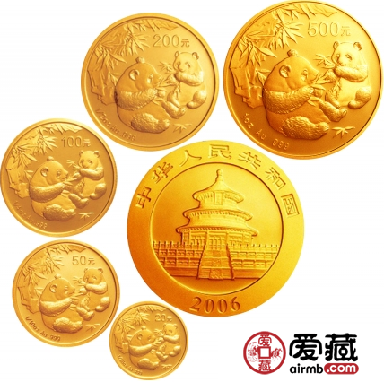 2006年熊貓金幣套裝價格是多少