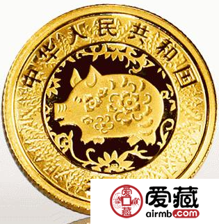 2007年猪年彩色金币价值