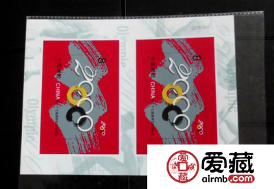 奥运双联小型张价值上升稳健