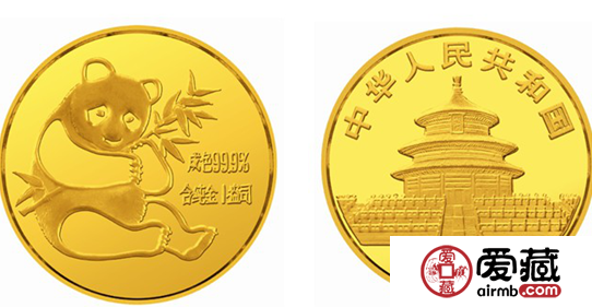 经典之作1982年熊猫金币