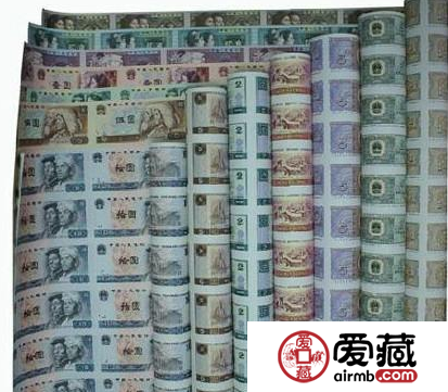 人民币整版钞大炮筒有“一筒江山”的美称价值更大