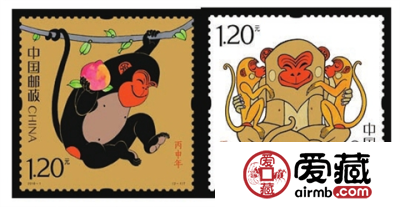 猴年邮票图片
