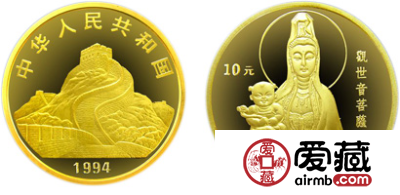 1994版观音纪念金币