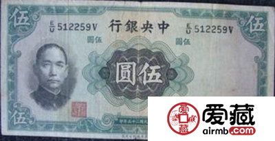 中华民国25年纸币