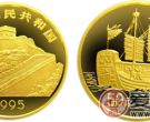 中国古代航海船系列纪念金币：漕舫图
