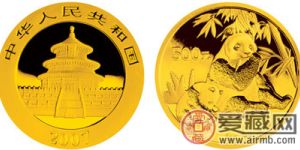 2007版1盎司熊貓金幣