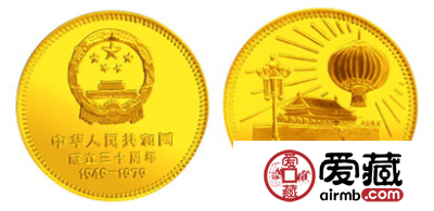 中华人民共和国成立30周年纪念：天安门金币