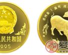 中国乙亥(猪)年生肖纪念金币：1盎司金猪