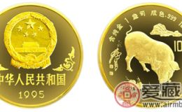 中国乙亥(猪)年生肖纪念金币：1盎司金猪