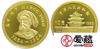 马可波罗金币：马可波罗头像