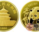 1986年版1/2盎司熊猫金币