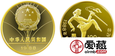 第24届奥运会体育金币：女子舞剑