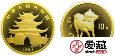 中国丁丑（牛）年生肖金币（普）