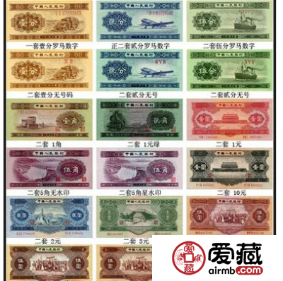 第2套人民币大全套