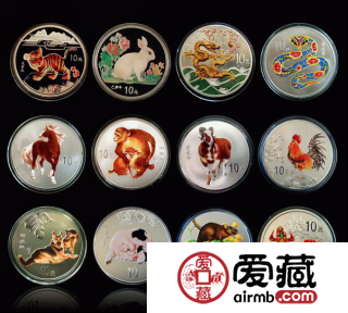 币中珍品——十二生肖彩色银币