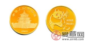 1982版1/10盎司熊猫纪念金币