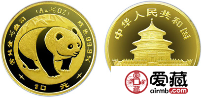 1983年版1/10盎司熊猫金币