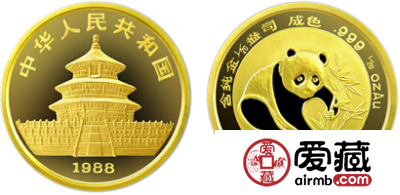 1988年版1/20盎司熊猫金币
