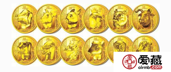 十二生肖金银币兼具收藏和欣赏价值