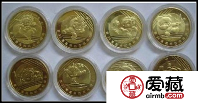 2008年奥运会纪念币造型多样价格高