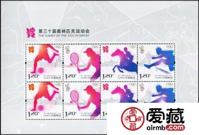 关于2012-17 第三十届奥林匹克运动会 小版张的收藏行情