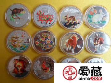 投资十二生肖彩色银币