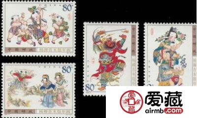 2003-2杨柳青木版年画小版票