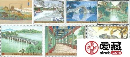 精品邮票2008-10M 160;颐和园整盒小型张