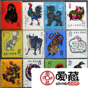 十二生肖邮票价格上涨迅速，收藏不容错过
