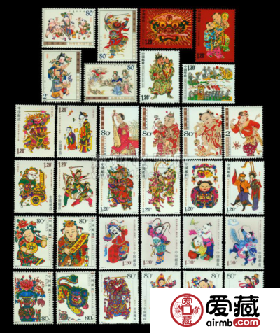 中国木版年画特种邮票大全套介绍