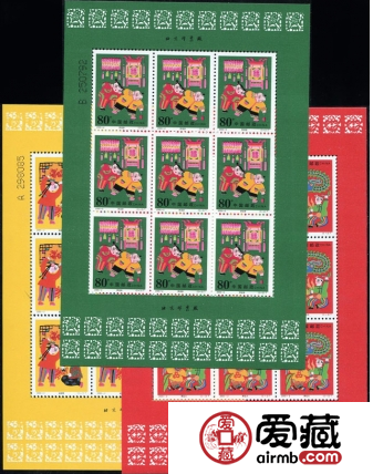 2000-2春节小版张翻涨几十倍