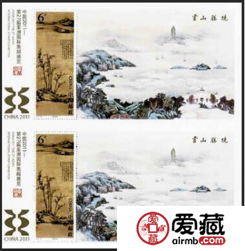 不要低估小小的一張無錫雙聯(lián)郵票