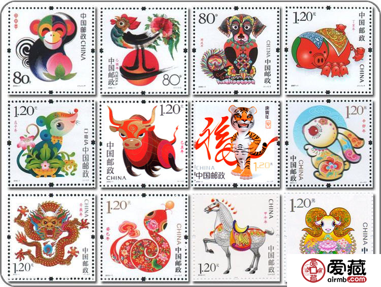 第三輪生肖郵票價(jià)格