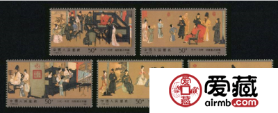 T158 韩熙载夜宴图邮票