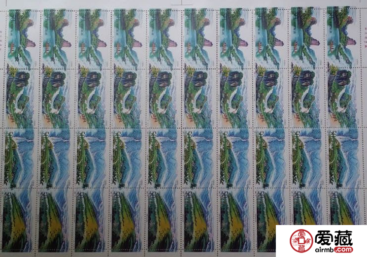 1994-13T 《武夷山》整版票的收藏价值