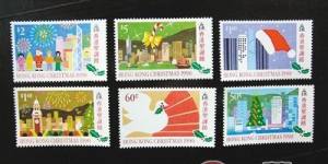香港历来发行的圣诞邮票
