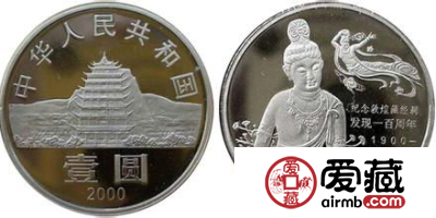 敦煌藏经洞发现100周年纪念币价格如何