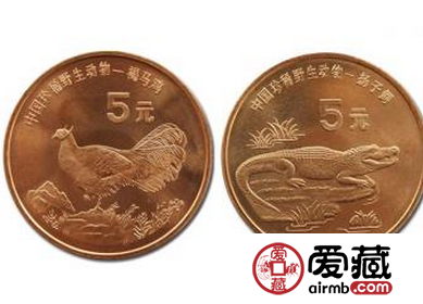 珍稀动物褐马鸡纪念币价格 唯一的保护珍稀动物题材