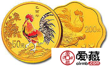 2005年鸡年彩色金币收藏分析